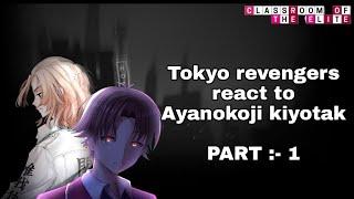 TOKYO REVENGERS react to Ayanokoji as New gang leader PART :- 1