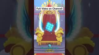 Hatching DIAMOND Mythic Celestial Cube in Roblox Tapping Legends Final #roblox #secretpet