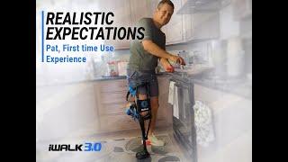 iWALK3.0 User Pat Gives Honest Review of First Time Using the iWALK Crutch