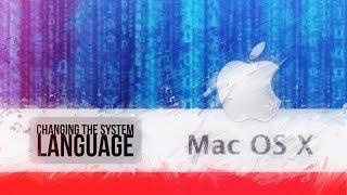 Mac OS X Change system language