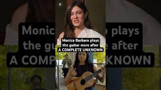 #ACompleteUnknown Actor Monica Barbaro is thankful this movie helped her learn how to play guitar