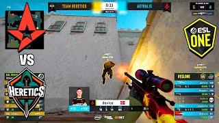 Astralis vs Heretics - ESL One MAJOR: Road to Rio - BEST MOMENTS | CSGO