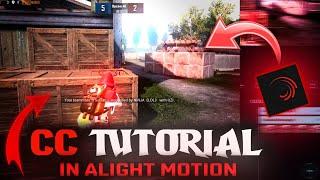 TDM CC LIKE PC IN ALIGHT MOTION  | TUTORIAL | PUBG MOBILE