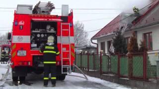 Požár domu, Horní Suchá, 4.2.2012