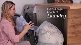 Handy Laundry Mesh Laundry Bag - Secure Drawstring Closure, Machine Washable