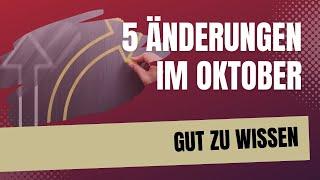 Gut zu wissen: 5 wichtige Änderungen für Rentner im Oktober 2024