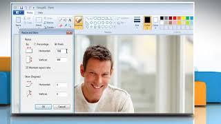 How to resize an image in Paint :Tutorial