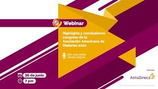 Highlights y conclusiones congreso de la Asociación Americana de Diabetes 2020