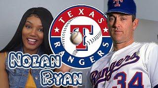 New MLB Sports Fan Reacts to  Nolan Ryan Baseball Highlights