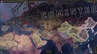 Hoi4 with Super Russia (hoi4 timelapse)