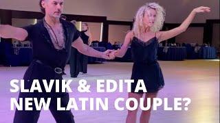 Edita Daniute dancing Rumba with Slavik Kryklyvyy 