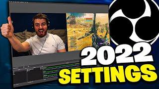 OBS BEST Recording Settings ️ 2022 (+ Separate Facecam & Gameplay!)