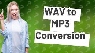 Can you convert WAV to MP3 in Windows Media Player?