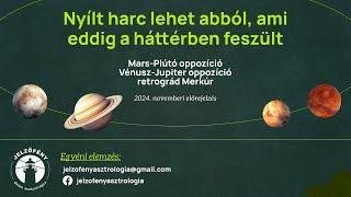 Berobbanhat a Mars-Plútó a maszkulin jegyekben november-december folyamán I Novemberi előrejelzés