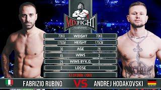 Boxer Vs. Kickboxer - Fabrizio Rubino Vs. Andrej Hodakovski K1 Match with MMA Gloves | December 2019