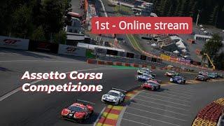 Assetto Corsa Competizione 1st online stream