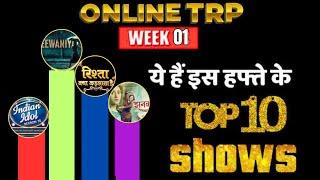 ONLINE TRP REPORT (WEEK - 01) | Jhanak, CID2, Deewaniyat......