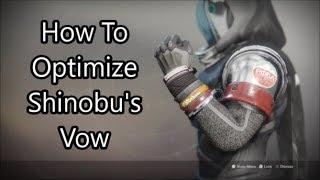 Destiny 2 - How To Optimize Shinobu's Vow - Same As D1