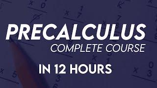 Precalculus crash course | precaculus Complete Course