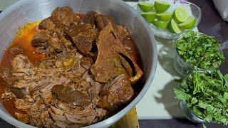 BIRRIA DE RES PREPARADA POR MI HERMANAUNA DELICIOSA RECETA PARA LAS FIESTAS PATRIAS