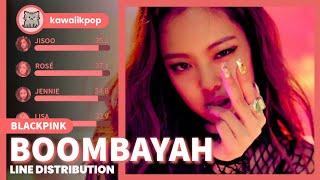 BLACKPINK - BOOMBAYAH (Line Distribution)