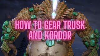 How Should You Gear Trusk and Krodor? - Watcher of Realms