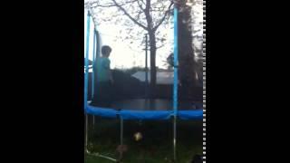 Kid land backflip and frontfilp