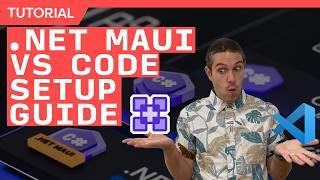 .NET MAUI Development in VS Code - Complete Setup Guide (Develop on macOS, Linux, & Windows)!