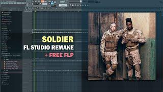 Dax - Soldier ft. Tom MacDonald (FL Studio Remake + Free FLP)