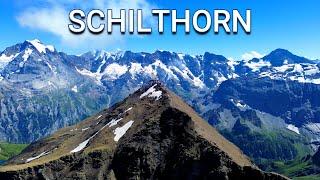 Wandern auf das Schilthorn (2969m) im Berner Oberland, Schweiz