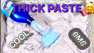 ASMR ODDLY SATISFYING- SUPER DUPER THICK PASTE! Powder + Paste + Cylinders 