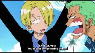 Zoro’s and Sanji’s first “fight”