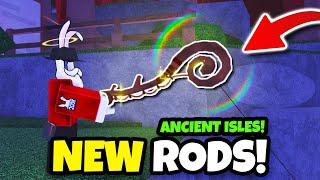 The FIRST LOOK At NEW RODS In FISCH Roblox!