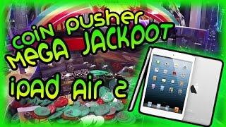 Arcade Mega Jackpot Win - iPad Air 2! The Wizard Of Oz Coin Pusher & Redemption Games