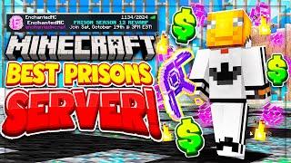 BRAND NEW MINECRAFT PRISON SERVER! | Minecraft OP Prison Server Java + Bedrock Edition 1.21.1 EP 1