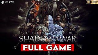 Shadow of War + DLC Gameplay Walkthrough Full Game 4K HDR No Commentary