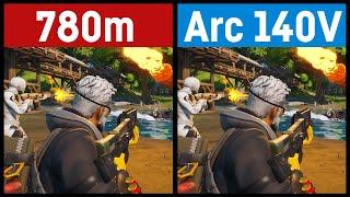 AMD Radeon 780M vs. Intel Arc 140V (Core Ultra 7 258V)