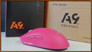 Форма Логитек Суперлайт, почти ТОП начинка (3395) и цена 2000р - ATK Dragonfly A9 Plus #ATK #Мышка