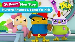 LIVE Non-Stop 24 Hours Kids Song & Nursery Rhymes | Didi & Friends in English