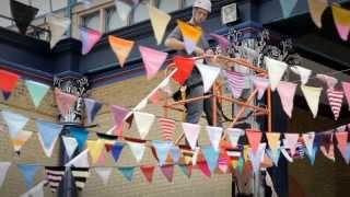 Woman's Weekly bunting world record attempt