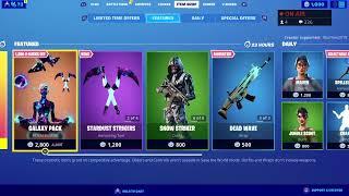 Galaxy Scout Bundle Out Today! Item Shop Countdown Live!