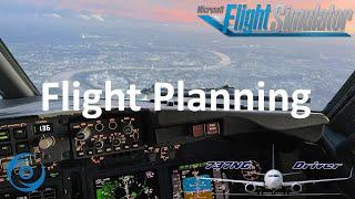 Flight Planning Tutorial - How to choose a route and how to plan it