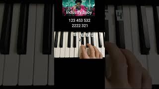 How to play Industry baby on piano  tutorial