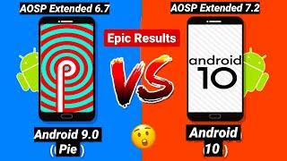 Android 9.0 Pie Vs Android 10 Speed Test | AOSP Extended 6.7 Vs AOSP Extended 7.2 on Redmi Note 3