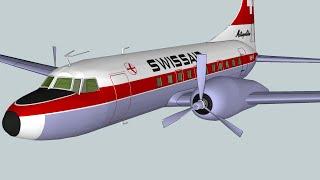 Building a Convair 440 Metropolitan model using the Google Sketchup 8