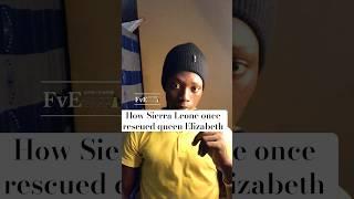 How Sierra Leone once rescued the queen of England #queenelizabeth #sierraleone #youtubeshorts