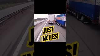 Close Call – Almost Took the Mirror Off!  #truckdriver #automobile #lkw #bigrig #semitruck #job