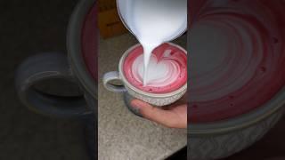 how about a red coffee? ️ #shorts #coffee #latteart #youtubeshorts
