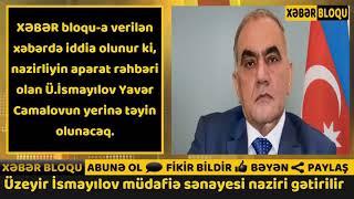 Üzeyir İsmayılov müdafiə sənayesi naziri gətirilir...