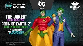 NEW DC Direct™ McFarlane Toys Digital™ Robin of Earth-2™ & The Joker™ | Action Figure Showcase